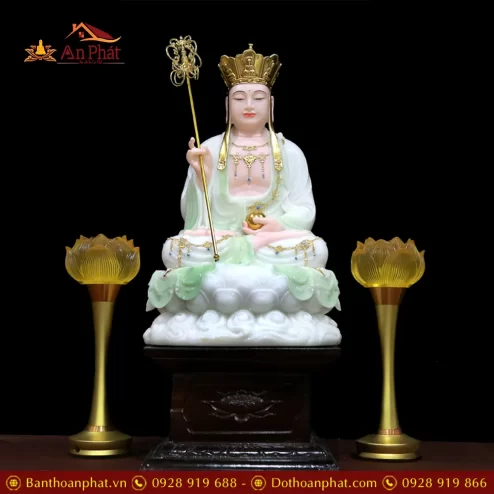 bo tuong ta ba tam thanh mau xanh thien thanh bot da cam thach t236400009