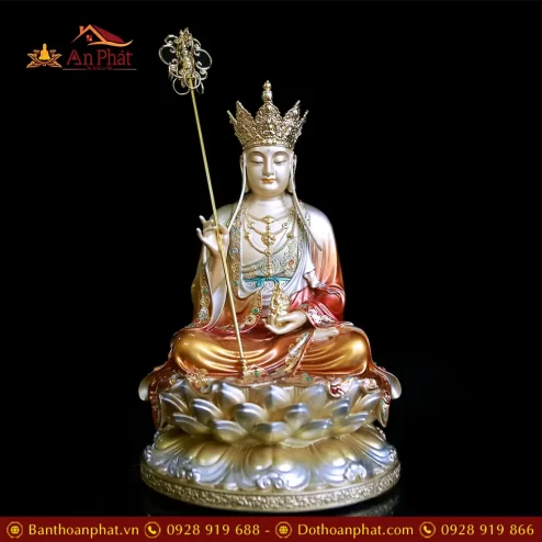 tuong ta ba tam thanh dong son co ngoi dai sen cao cap t235200003