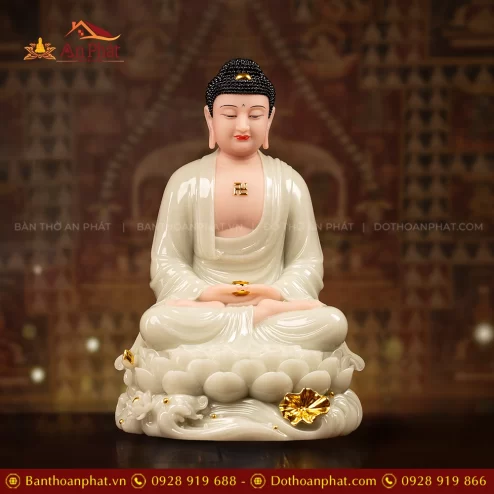 Tượng Phật Thích Ca bằng đá ngồi đẹp