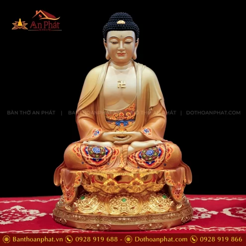 Tượng Phật A Di Đà đẹp để ban thờ