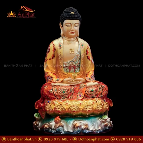 Tượng Phật Thích ca mâu ni ngồi đá đẹp