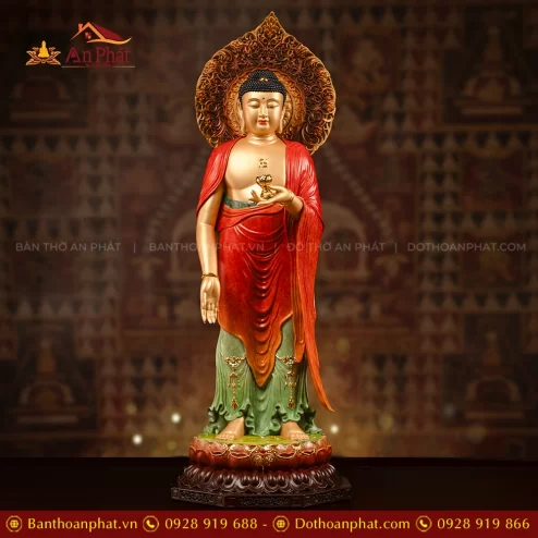 Tượng Bổn Sư Thích Ca Mâu Ni Ngọc Thạch phủ Đồng Cổ Vân T2419