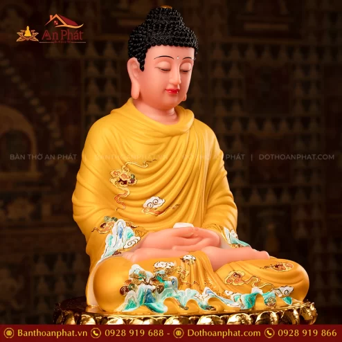 Tuong Bon su Thich Ca Mau Ni Thach Anh Kim Lien Hoang Y T2412 4