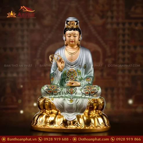 Tượng Quan Âm Ngọc Thạch phủ Đồng Thanh Vân T2409