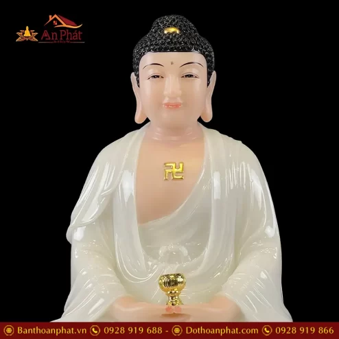 bo tuong phat ta ba tam thanh bot da trang ngoi dai sen de to t237200005