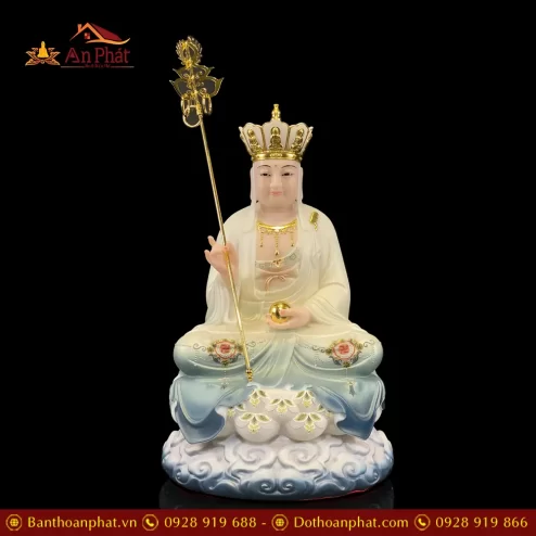 bo tuong ta ba tam thanh bang bot da ngoi de may son xanh cao cap t236900009