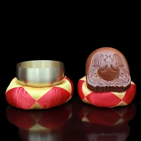 Bộ Chuông Mõ Tụng Kinh Tại Gia cao cấp AK11201