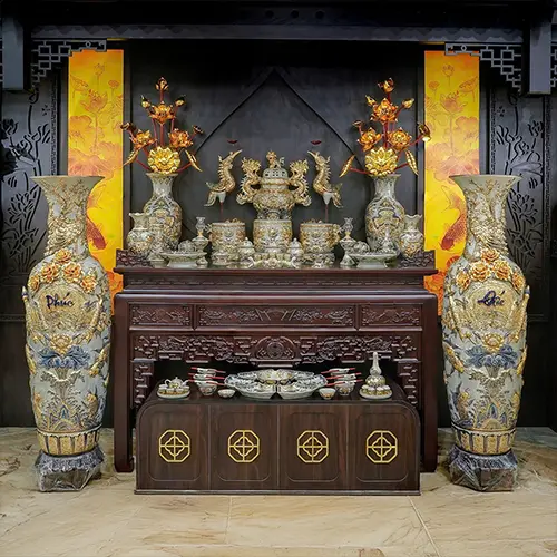 Bộ Đồ Thờ Bát Tràng