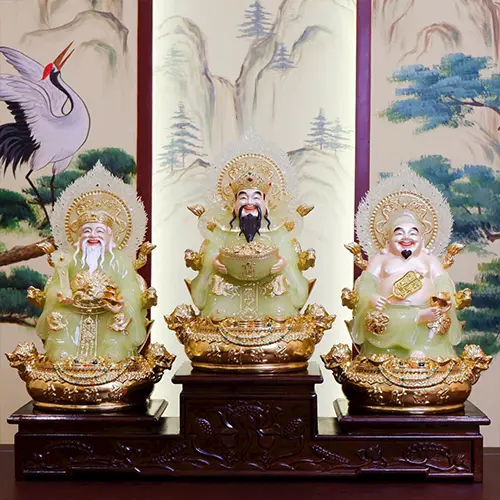Tượng Thần Tài Thổ Địa Bằng Đá
